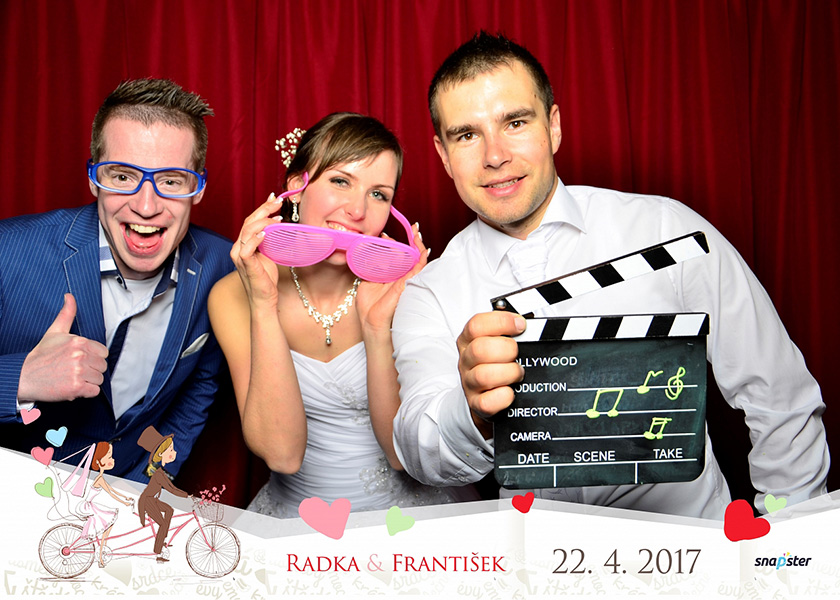22.4.2017, Radka a František Vaculkovi, svatba Dolní Němčí